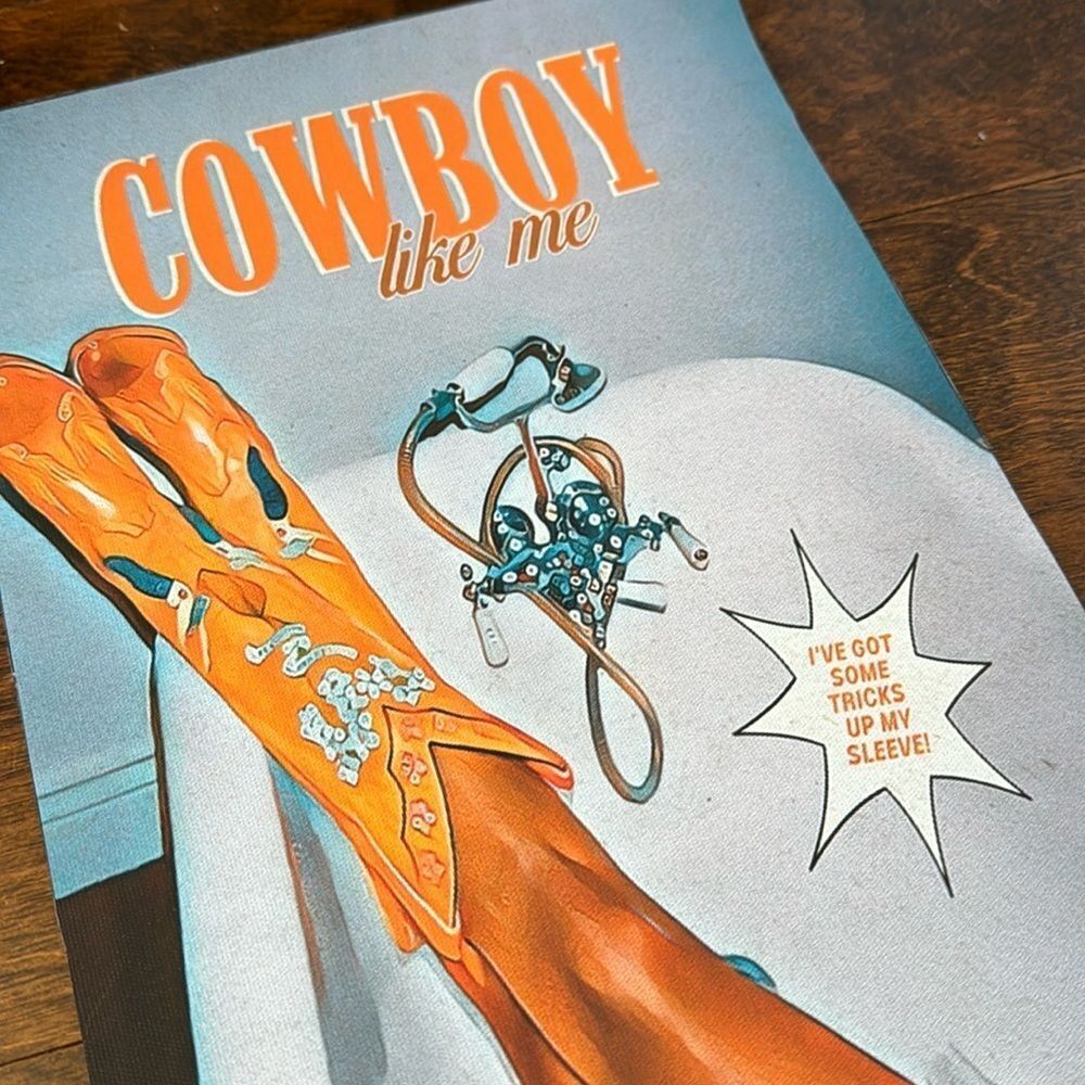 Taylor Swift Evermore Poster Cowboy Like Me Graphic Canvas Print - Picture 2 of 3